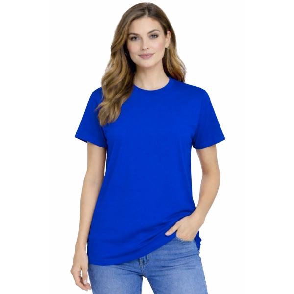 Damska koszulka T-shirt 100% miękka bawełna chabrowa roz. S – koszulka t-shirt robocza – odzież firmowa